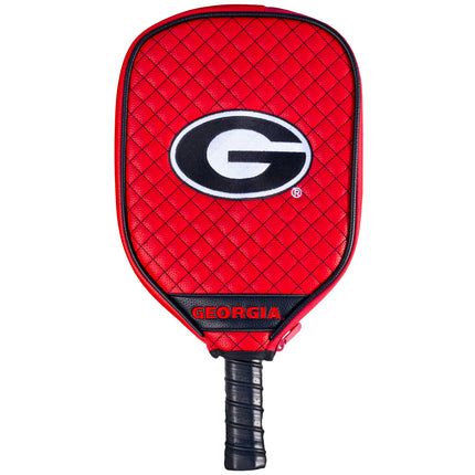 Georgia Bulldogs Quilted Pickleball Paddle Cover (Red)
