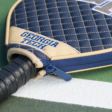 Georgia Tech Yellow Jackets Quilted Pickleball Paddle Cover