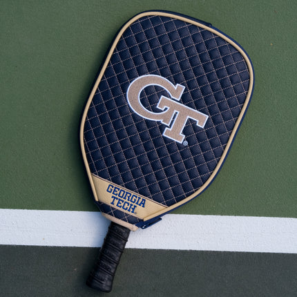 Georgia Tech Yellow Jackets Quilted Pickleball Paddle Cover