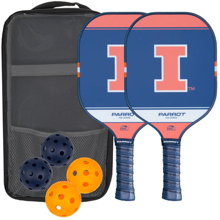 Illinois Fighting Illini Sport Plus Pickleball Paddle Set
