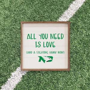 North Dakota Fighting Hawks Artwork | North Dakota Fighting Haks Wall Art (Officially Licensed)Square