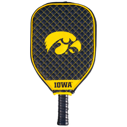 Iowa Hawkeyes Quilted Pickleball Paddle Cover