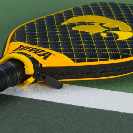 Iowa Hawkeyes Quilted Pickleball Paddle Cover