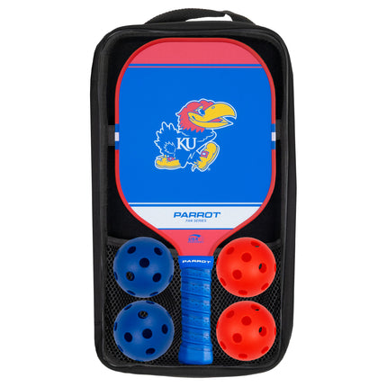 Kansas Jayhawks Sport Plus Pickleball Paddle Set