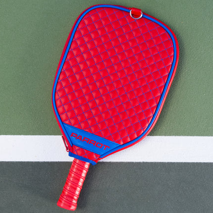 Kansas Jayhawks Quilted Pickleball Paddle Cover