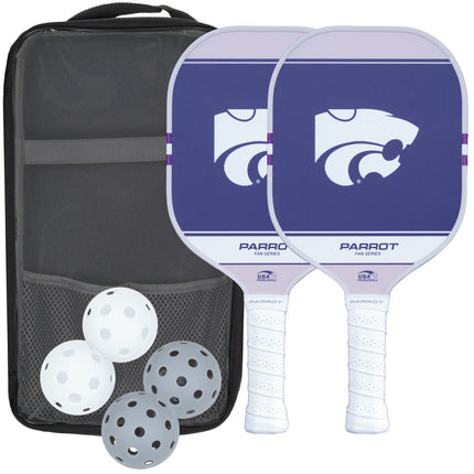 Kansas State Wildcats Sport Plus Pickleball Paddle Set