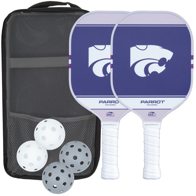 Kansas State Wildcats Sport Plus Pickleball Paddle Set