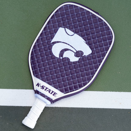 Kansas State Wildcats Quilted Pickleball Paddle Cover