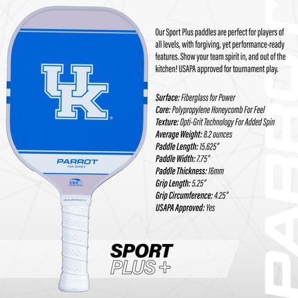 Kentucky Wildcats Sport Plus Pickleball Paddle Set