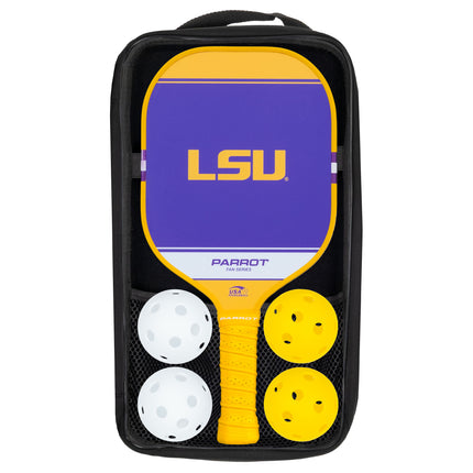 LSU Tigers Sport Plus Pickleball Paddle Set