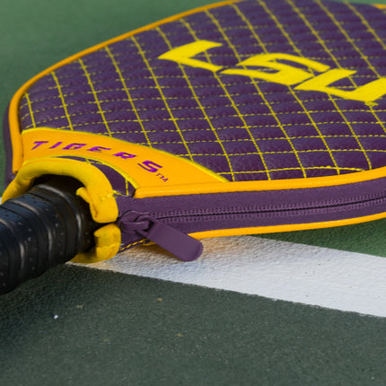 LSU Tigers Quilted Pickleball Paddle Cover