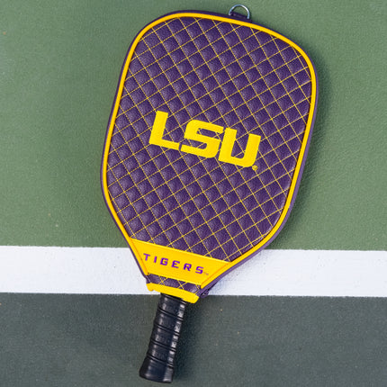 LSU Tigers Quilted Pickleball Paddle Cover