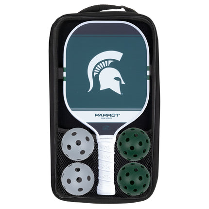 Michigan State Spartans Sport Plus Pickleball Paddle Set