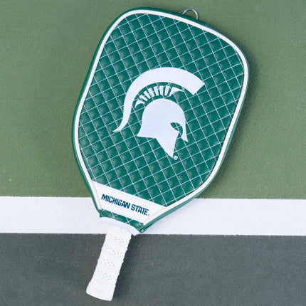 Michigan State Spartans Quilted Pickleball Paddle Cover