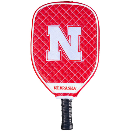 Nebraska Cornhuskers Quilted Pickleball Paddle Cover