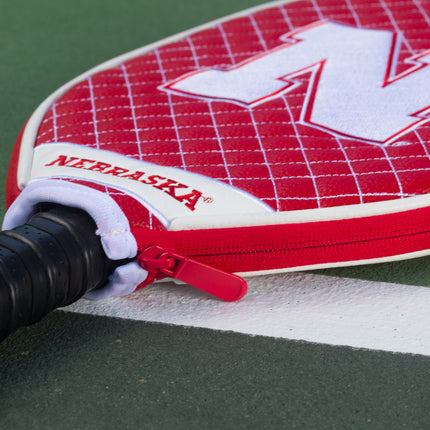 Nebraska Cornhuskers Quilted Pickleball Paddle Cover