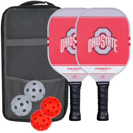 Ohio State Buckeyes Sport Plus Pickleball Paddle Set