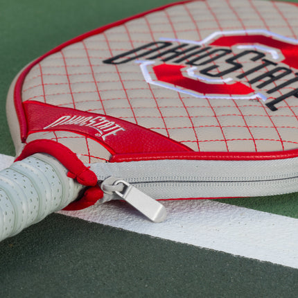 Ohio State Buckeyes Quilted Pickleball Paddle Cover