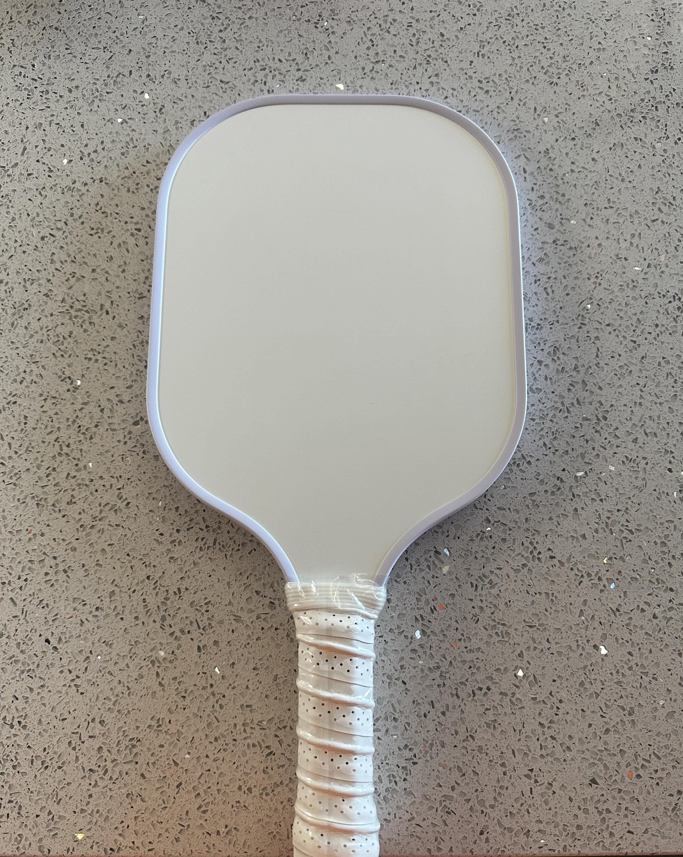 White Pickleball Paddle Blank (Black) Custom Pickleball paddles