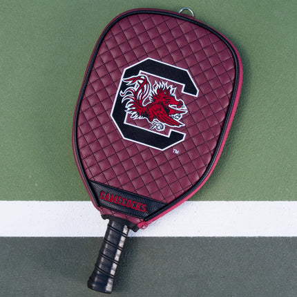 South Carolina Gamecocks Quilted Pickleball Paddle Cover