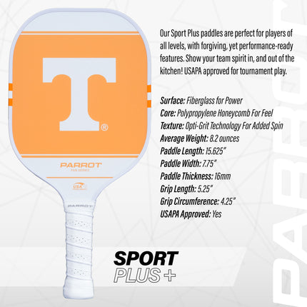 Tennessee Volunteers Sport Plus Pickleball Paddle Set