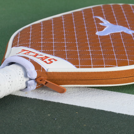Texas Longhorns Quilted Pickleball Paddle Cover
