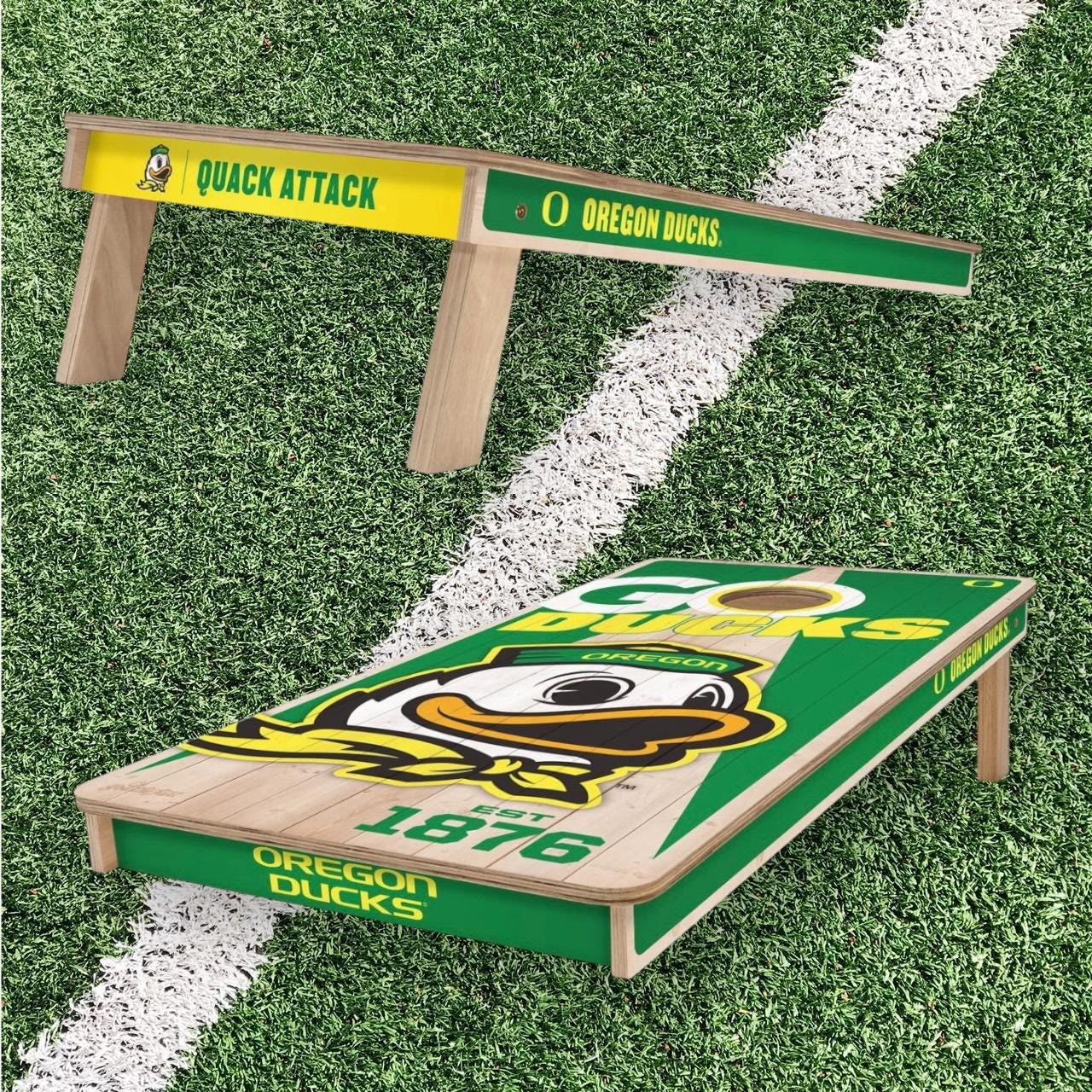 Oregon Ducks Cornhole Boards 2x4 (Officially Licensed)