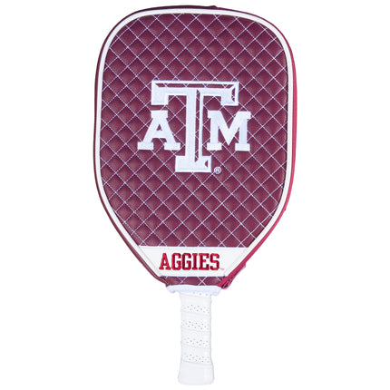 Texas A&M Aggies Quilted Pickleball Paddle Cover