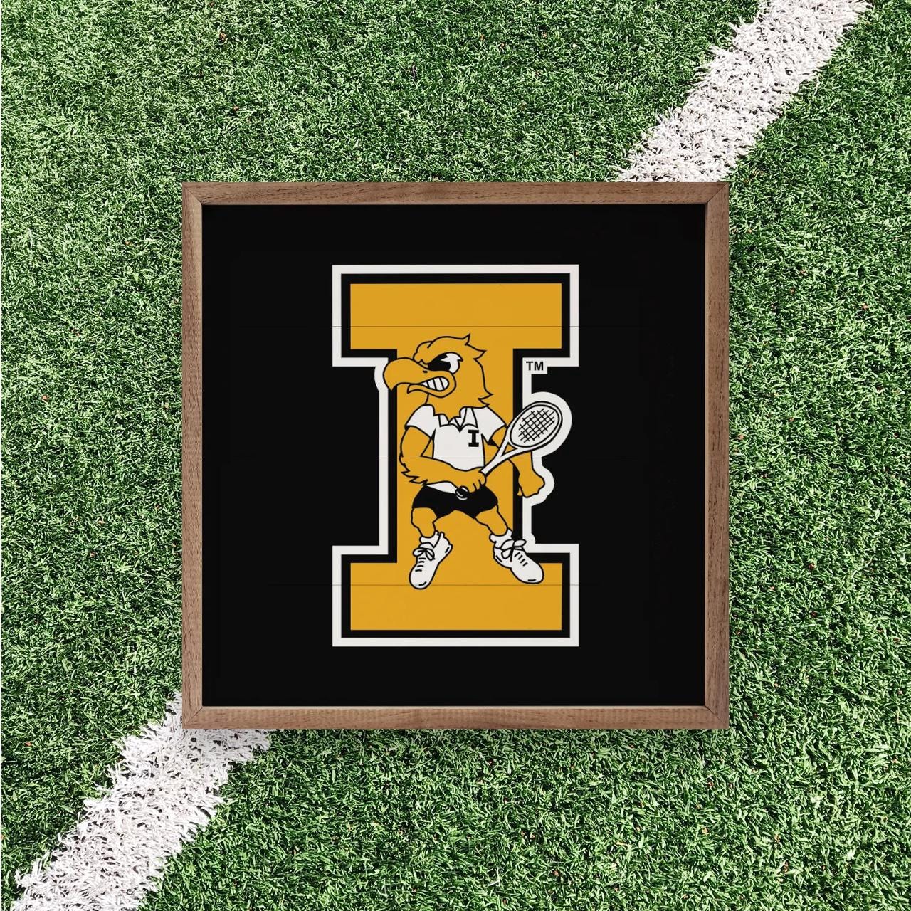 Iowa Hawkeyes Artwork | Iowa Hawkeyes Wall Art (Officially Licensed)Square