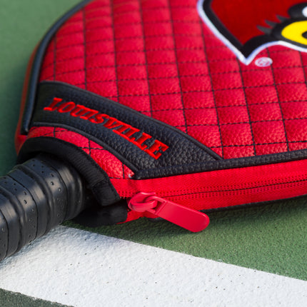 Louisville Cardinals Quilted Pickleball Paddle Cover