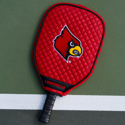 Louisville Cardinals Quilted Pickleball Paddle Cover