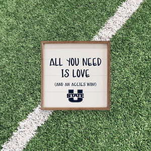 Utah State Aggies Artwork | Utah State Aggies Wall Art (Officially Licensed)Square