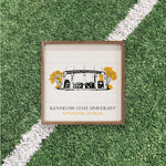 Load image into Gallery viewer, Kennesaw State Owls Artwork | Kennesaw State Owls Wall Art (Officially Licensed)Square
