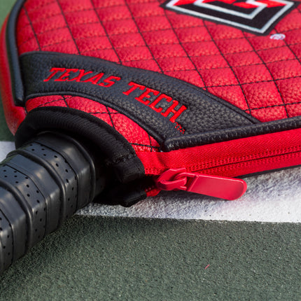 Texas Tech Red Raiders Quilted Pickleball Paddle Cover
