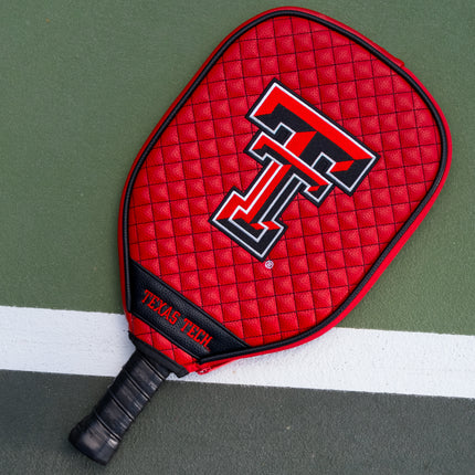 Texas Tech Red Raiders Quilted Pickleball Paddle Cover