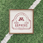 Load image into Gallery viewer, Minnesota Gophers Artwork | Minnesota Gophers Wall Art (Officially Licensed)Square
