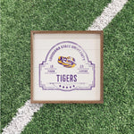 Load image into Gallery viewer, LSU Tigers Artwork | LSU Tigers Wall Art (Officially Licensed)Square
