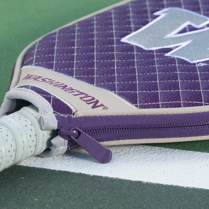 Washington Huskies Quilted Pickleball Paddle Cover