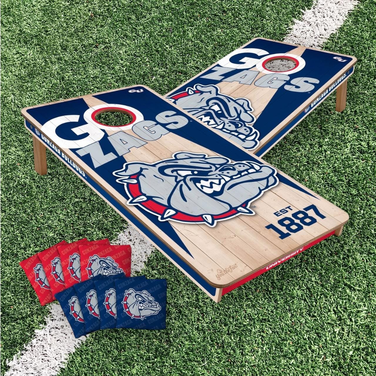 Gonzaga Bulldogs Cornhole Boards 2x4 (Officially Licensed)