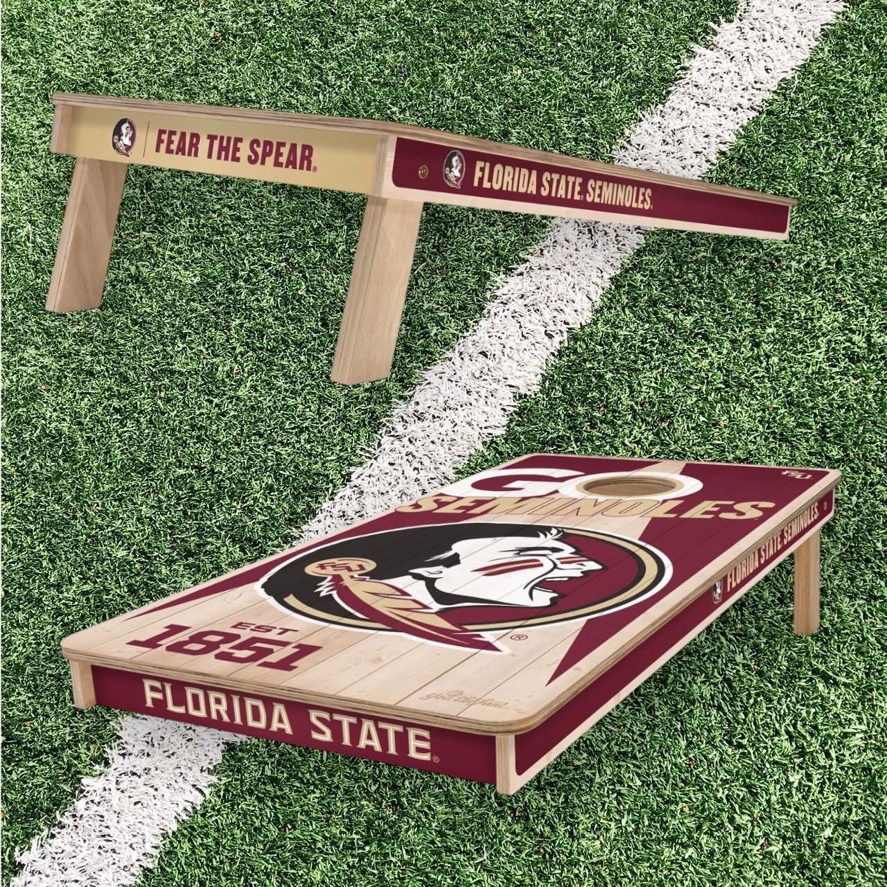 Florida State Seminoles Cornhole Boards 2x4 (Officially Licensed)