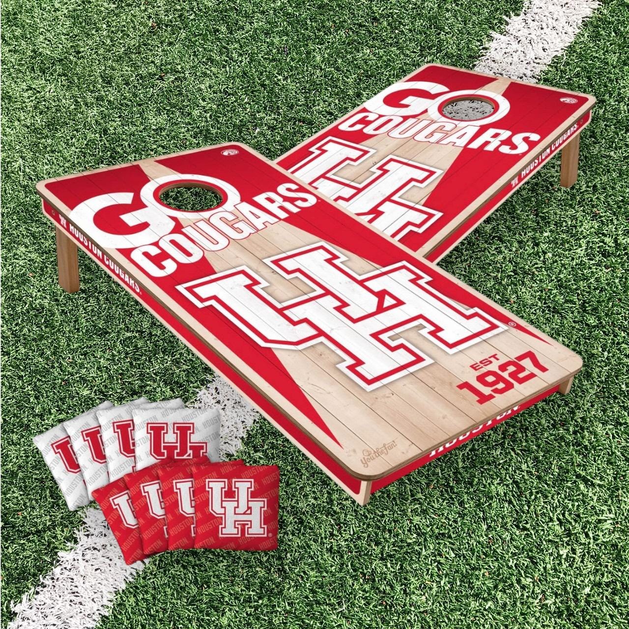 Houston Cougars Cornhole Boards 2x4 (Officially Licensed)