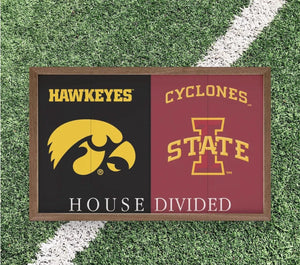 Iowa Hawkeyes Artwork | Iowa Hawkeyes Wall Art (Officially Licensed) Block