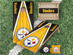 Load image into Gallery viewer, Pittsburgh Steelers Cornhole Boards 2x4 | Officially Licensed
