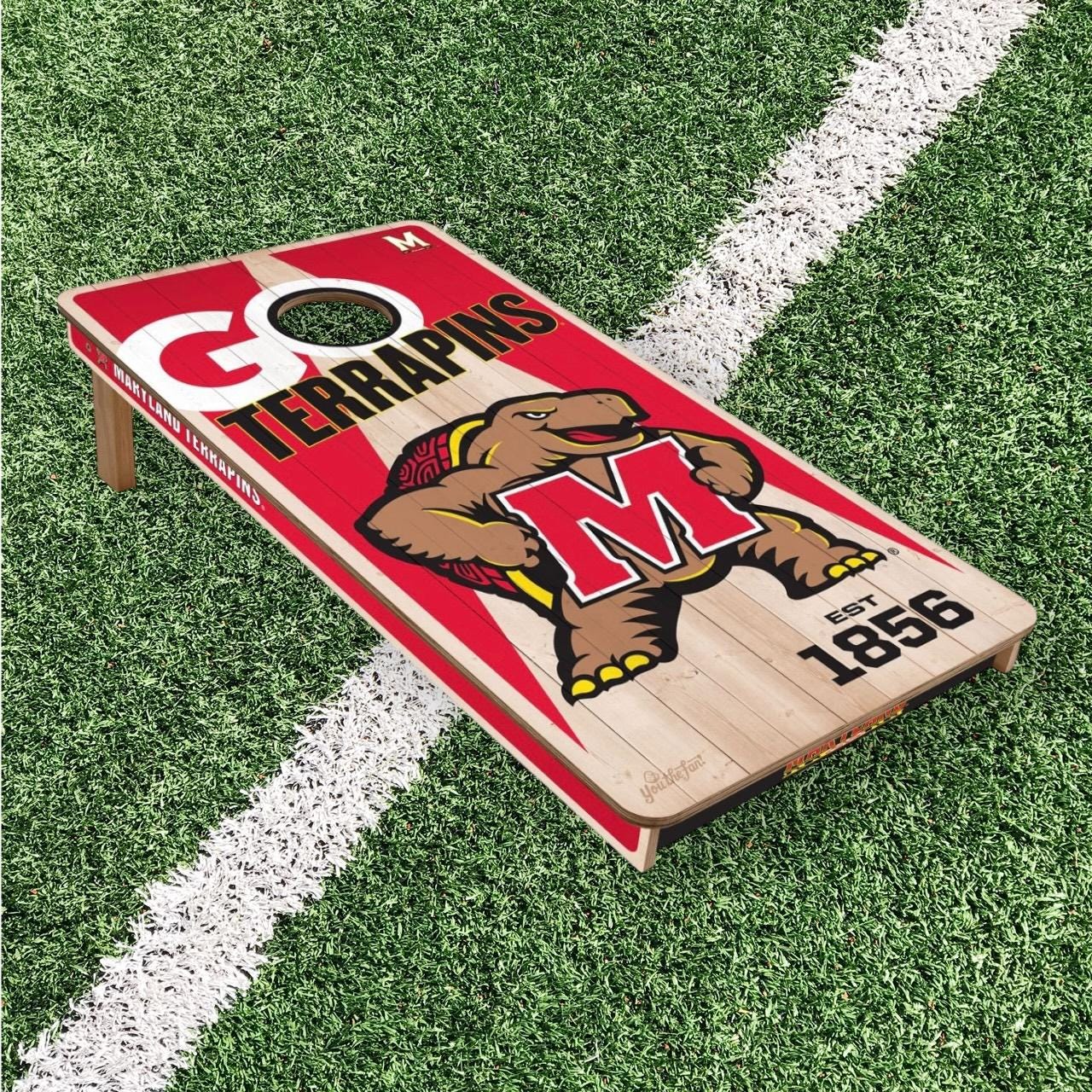 Maryland Terrapins Cornhole Boards 2x4 (Officially Licensed)