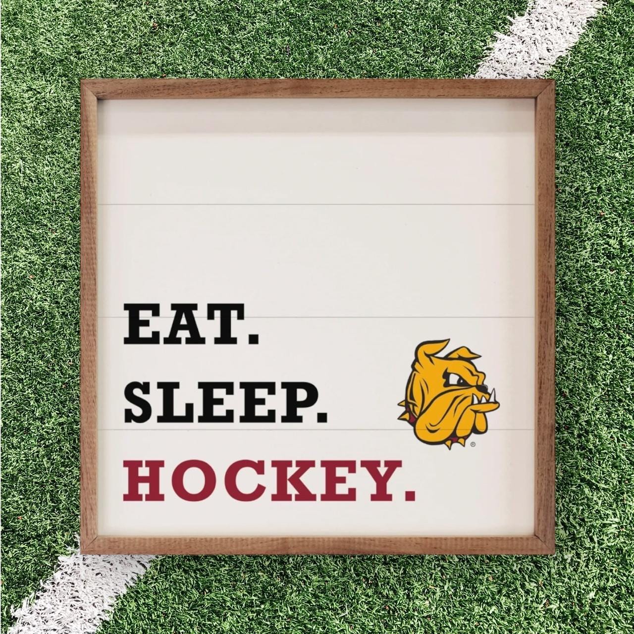 Minnesota Duluth Bulldogs Artwork | Minnesota Duluth Bulldogs Wall Art (Officially Licensed)Square