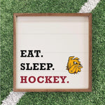 Load image into Gallery viewer, Minnesota Duluth Bulldogs Artwork | Minnesota Duluth Bulldogs Wall Art (Officially Licensed)Square
