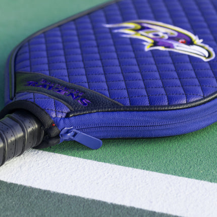 Baltimore Ravens Quilted Pickleball Paddle Cover