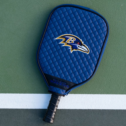 Baltimore Ravens Quilted Pickleball Paddle Cover