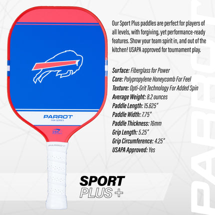 Buffalo Bills Sport Plus Pickleball Paddle Set