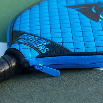 Carolina Panthers Quilted Pickleball Paddle Cover
